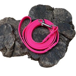 6' 8" USA Made Biothane Dog Leash - 1/2" width - waterproof, stink proof